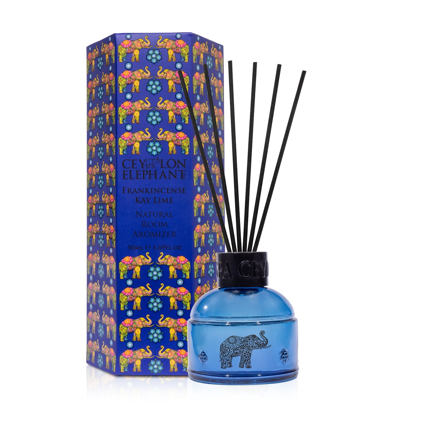 Ceylon Elephant Frankincense Kaffir Lime - Natural Twig Room Aromizer 50ml