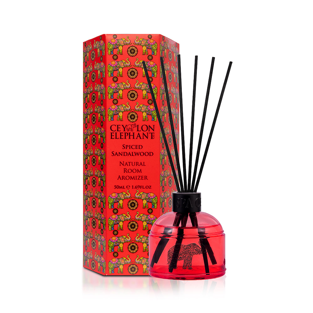 Ceylon Elephant Spiced Sandalwood - Natural Twig Room Aromizer 50ml