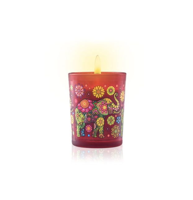 Ceylon Elephant Spiced Sandalwood - Aromaveda Natural Candle 50g
