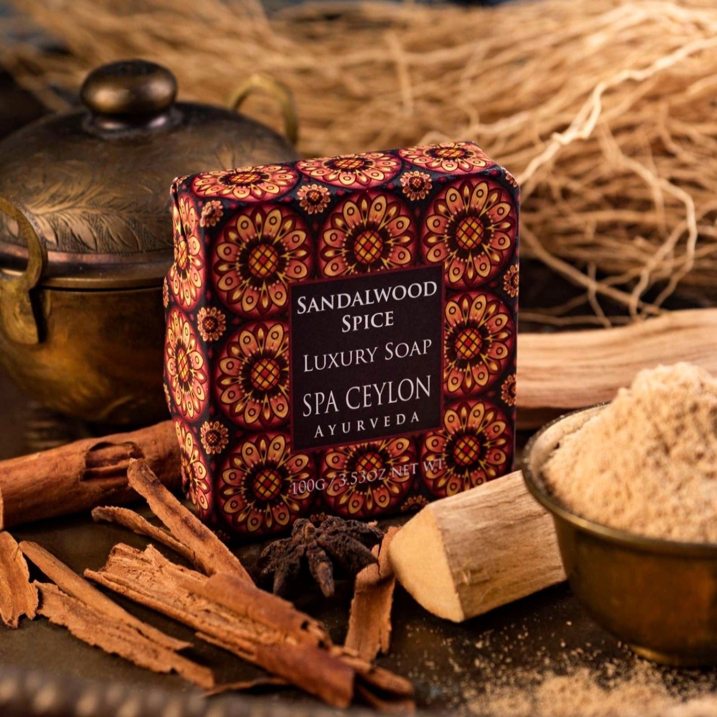 Sandalwood Spice Luxury Soap 100g
