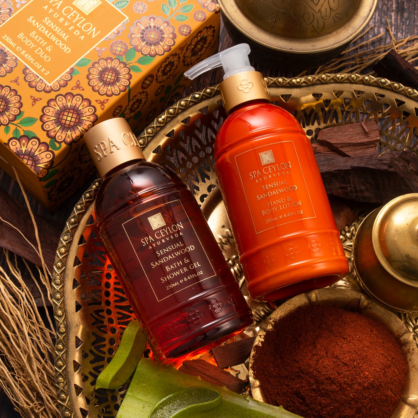Sensual Sandalwood Bath & Body Duo