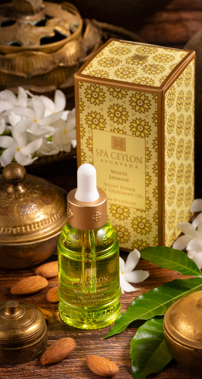 White Jasmine - Night Repair Face Treatment Oil 30ml