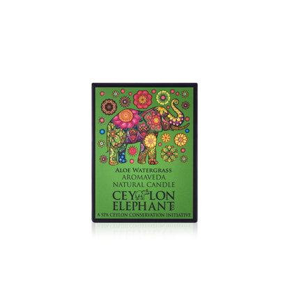 Ceylon Elephant Aloe Water Grass - Aromaveda Natural Candle 50g