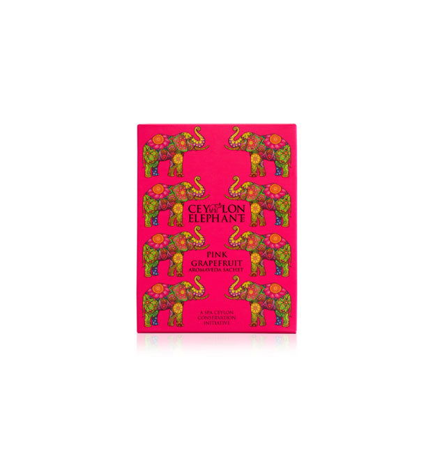 Ceylon Elephant Pink Grapefruit - Aromaveda Sachet