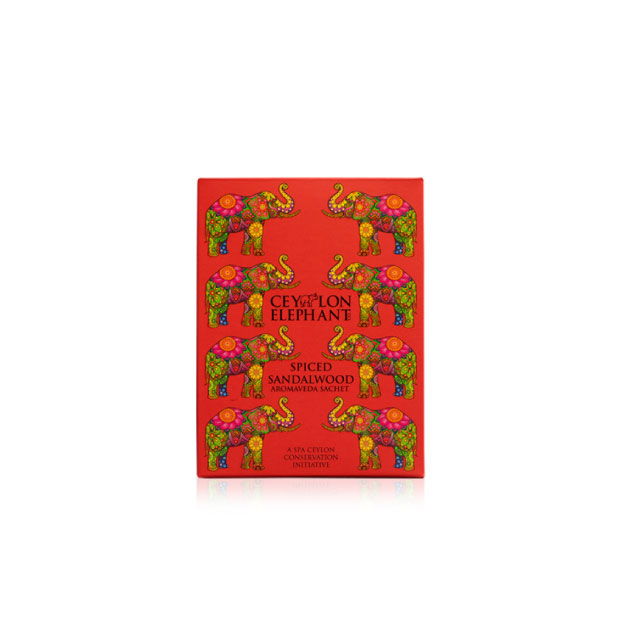 Ceylon Spiced Sandalwood - Elephant Aromaveda Sachet