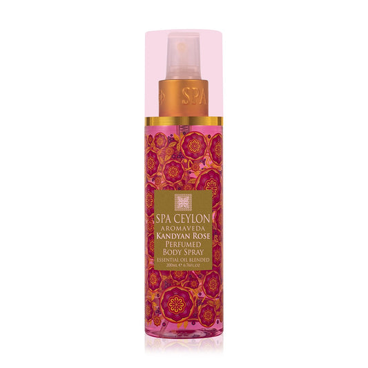 Kandyan Rose - Body Spray 200ml - Spa Ceylon Sri Lanka