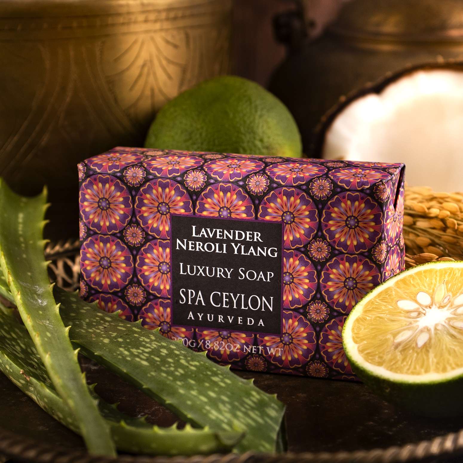 Lavender Neroli Ylang Luxury Soap 250g - Spa Ceylon Sri Lanka