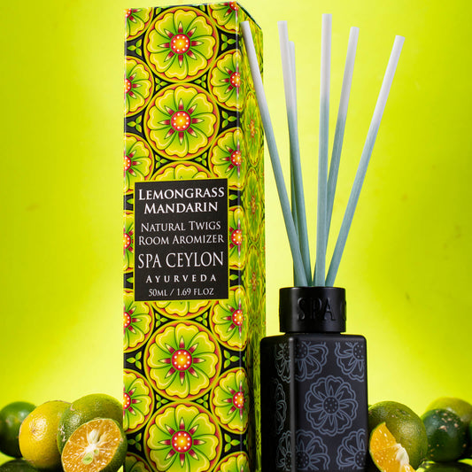 Lemon Grass Mandarin  - Natural Twigs Room Aromizer