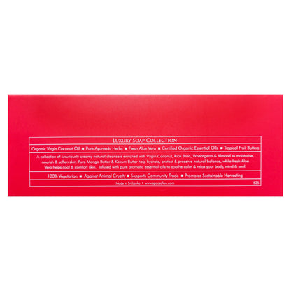 Luxury Soap Collection Box – Red