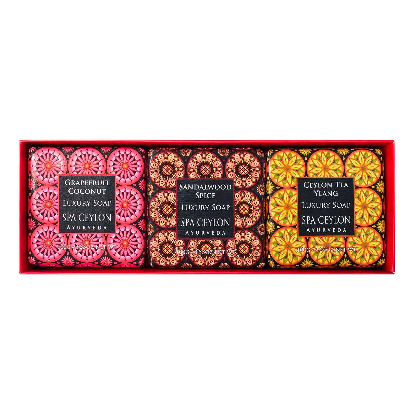Luxury Soap Collection Box – Red