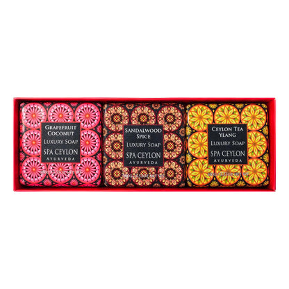 Luxury Soap Collection Box – Red
