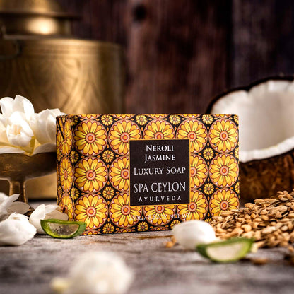 Neroli Jasmine Luxury Soap 250g - Spa Ceylon Sri Lanka