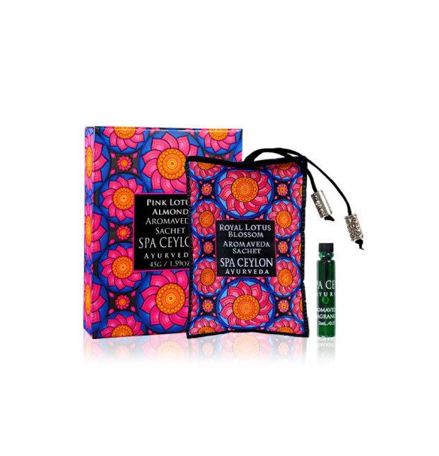 Pink Lotus Almond - Aromaveda Sachet