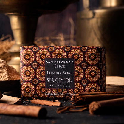 Sandalwood Spice - Luxury Soap 250g - Spa Ceylon Sri Lanka
