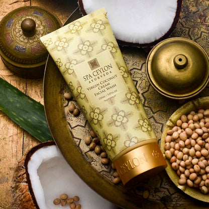 Virgin Coconut - Cream Facial Wash 150ml - Spa Ceylon Sri Lanka